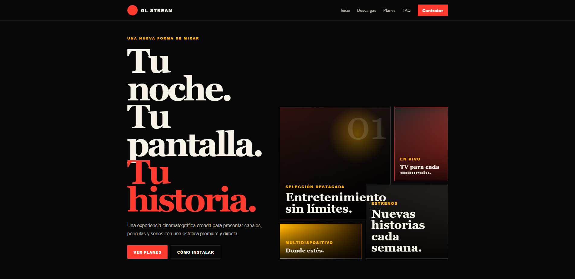 Vista previa de la plantilla Editorial Cinema