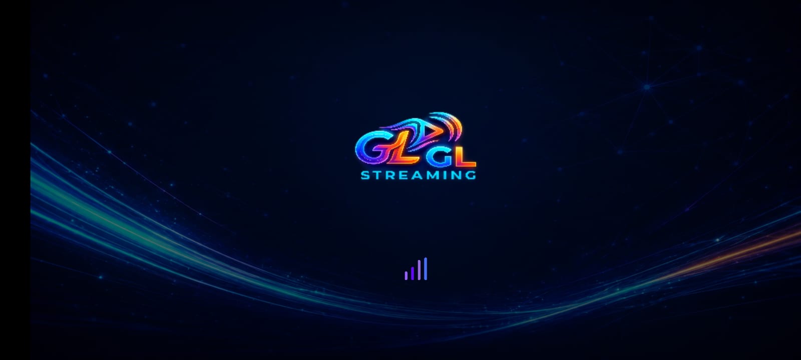 Pantalla de carga original antes del rebranding de GL Streaming